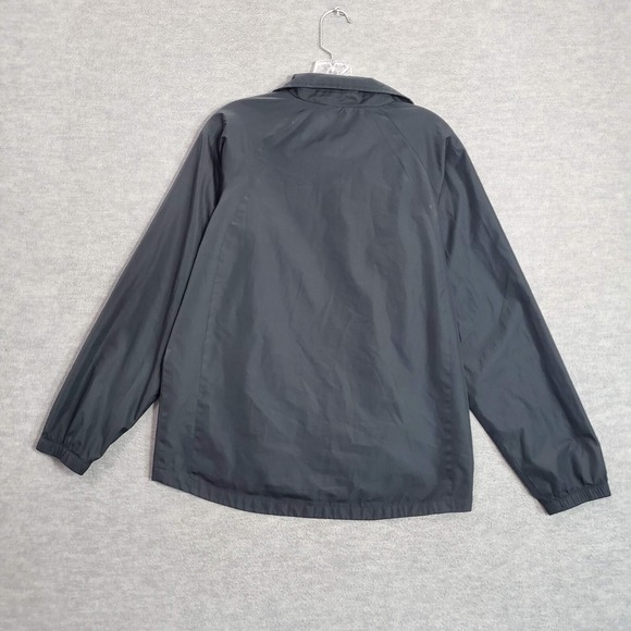 Nike Boys Jacket‎ XL Black Air Jordan Coaches Basketball Logo Long Sleeve - Picture 7 of 10